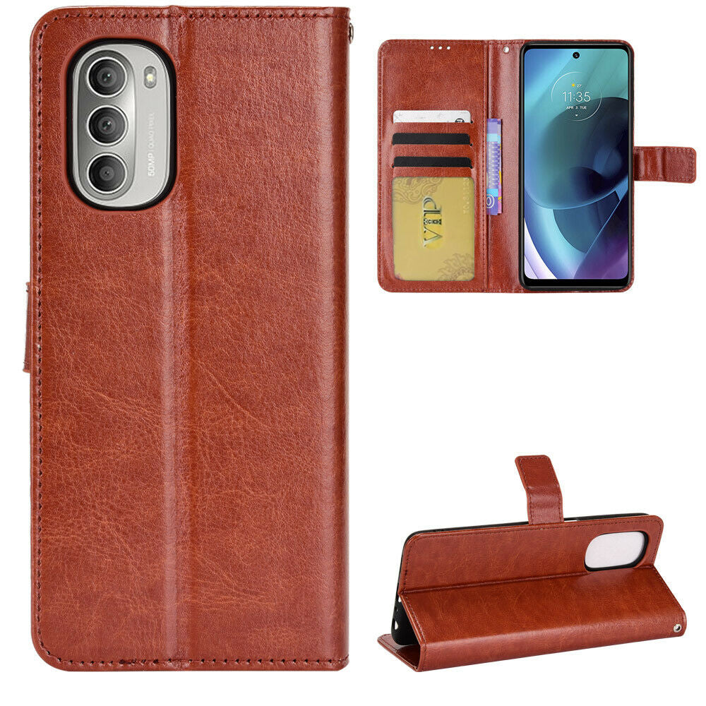 Leather Folio Wallet Case for Motorola Moto G Stylus 5G (2022) Leather Folio Wallet Case for Motorola Moto G Stylus 5G (2022)